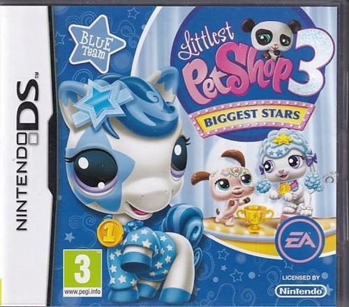 Littlest Pet Shop 3 Biggest Stars Blue Team - Nintendo DS (A Grade) (Genbrug)